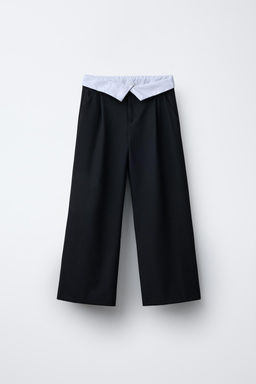 TROUSERS WITH TURN-UP WAIST - Zara фото 2