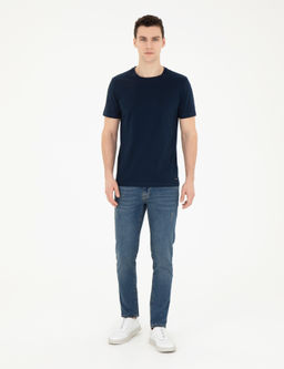 Lacivert Slim Fit Ti__rt