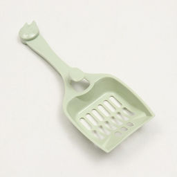 Туалет закрытый с совком, 47 х 40 х 39 см, бело-зеленый - Пижон фото 6