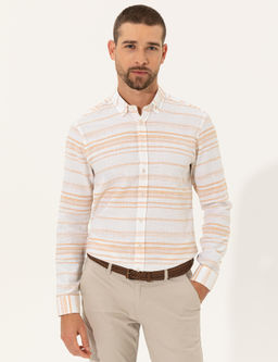 Safran Slim Fit Uzun Kollu G_mlek - Pierre cardin фото 3