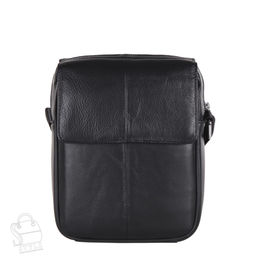 Сумка мужская кожаная 2082BSH black Heanbag