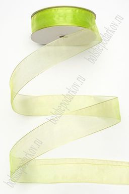 Лента декоративная 3,8 см*25 ярд, 38-507