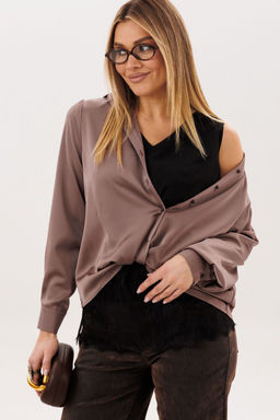 Блуза ANELLI 1663 поцелуй капучино  фото 3