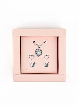 Цена за 5 шт. Коробка под бижутерию «Розово-бежевая», 7.5×7.5×3 см