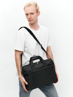 LACCOMA сумка НБ816-черный полиэстр фото 7