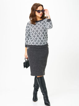 Костюм Galean Style 786.1 графит орнамент