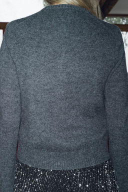 100% WOOL BASIC CARDIGAN - Zara фото 16