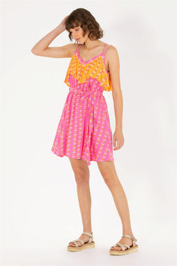 U. S. Polo Assn Женское тканое платье цвета фуксии - U.s. polo assn фото 8