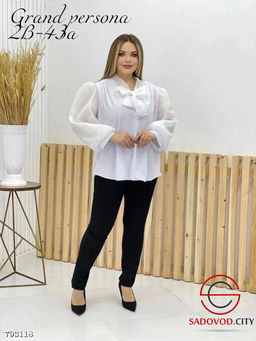 Праздничные блузки с бантом