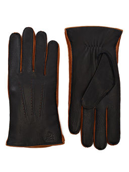 Перчатки мужские 100% ш HS790 d.blue/yellow - Eleganzza фото 2