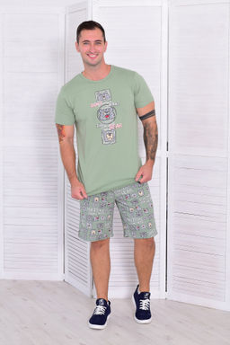 Пижама мужская 9-210 (оливковый)