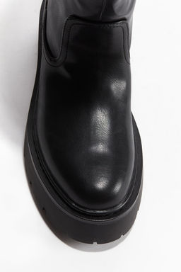 Botas a la rodilla con suela gruesa - H&m фото 3