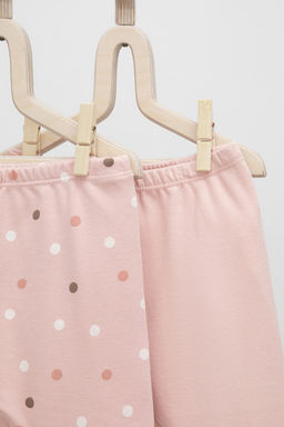 Crockid _ К 4718-2уп/дымчатая роза,цв.шарики брюки для дев  фото 5