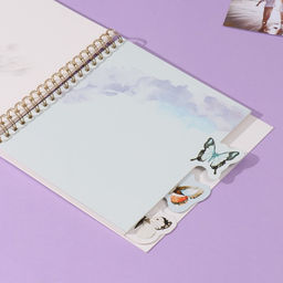 Фотоальбом на спирали 20 листов Бабочки, объёмный элемент и 4 вкладки, 24?24 см - Keep memories фото 5