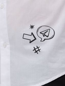 PELICAN, сорочка верхняя для мальчиков, Белый