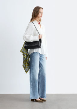 Camisa de algod?n con cintura ajustada - H&m фото 9