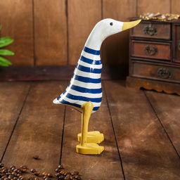 Сувенир «Утка морячок», 13×12×23 см, дерево