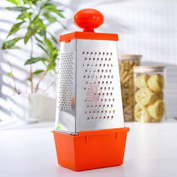 Тёрка «Комфорт», 4 грани, с контейнером 450 мл, 28×12×9 см, цвет МИКС