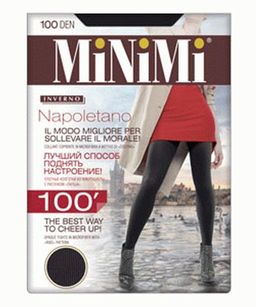 Колготки Minimi NAPOLETANO 100 (60/1) микрофибра лапша*** - blu