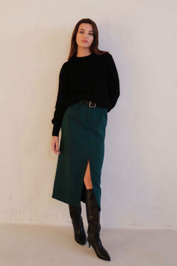 Юбка миди-макси с разрезом спереди - Martichelli фото 106