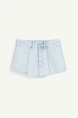 Minishorts denim con raya