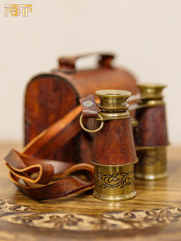 Бинокль 3 в кожаном футляре Мтк177/3 - Ганг фото 2