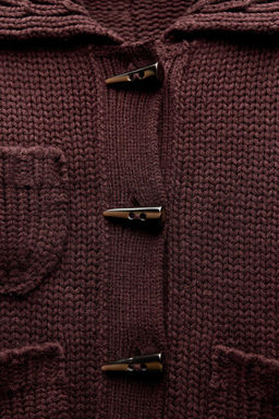 CHUNKY-KNIT CARDIGAN - Zara фото 7