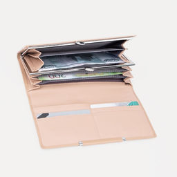 Кошелёк на магнитах, цвет бежевый - Simaland фото 4