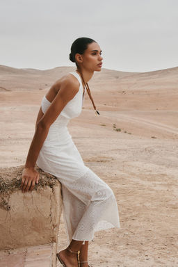 EMBROIDERED MIDI DRESS - Zara фото 16