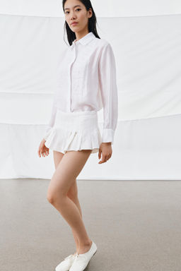 CAMISA FLUIDA BORDADOS ZW COLLECTION / Blanco - Zara фото 2