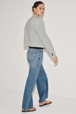 ZW COLLECTION LOW-RISE WIDE-LEG JEANS - Zara фото 11