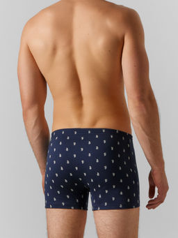 Цена за 2 штуки! ТРУСЫ МУЖСКИЕ геометрия на синем1 411152