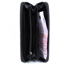 Портмоне женское Premier-S-4 н/к, 3 отд, 9 карм, ручка-петля, черный сафьян матовый (589) 197452  фото 3