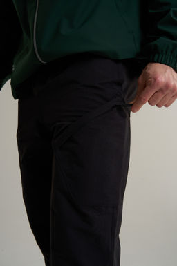 Брюки карго текстильные Черный CITY PANTS BAR Woven Track Pants - Anta фото 11