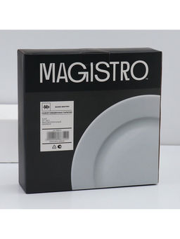 Тарелки Magistro Basic bistro, d=27 см, набор 6 шт., фарфор, белые фото 7