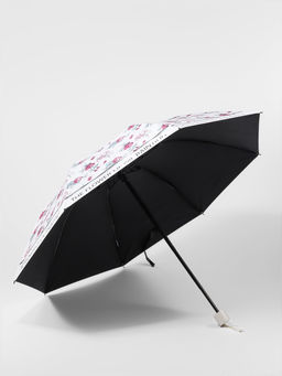 Зонт механический The flower, эпонж, 4 сложения, 8 спиц, R=48/56 см, d=96 см, МИКС