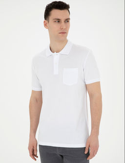 Beyaz Regular Fit Basic Ti__rt