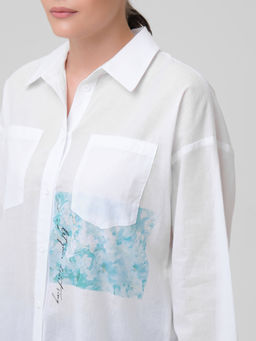 Блузка с принтом