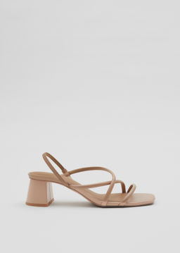 Sandalias de tiras con tac?n ancho - H&m фото 7