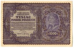Банкнота 1000 марок 1919 года Польша