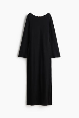 Vestido en punto fino con escote barco - H&m фото 2