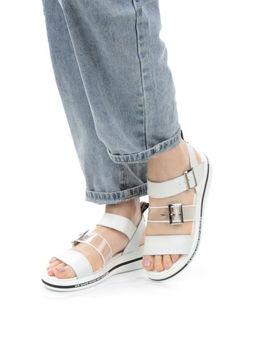 08-FED26-1PD WHITE Босоножки женские (натуральная кожа)