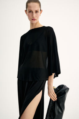 Top de punto con mangas murci?lago - H&m фото 4