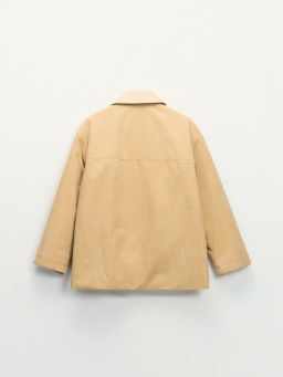 Вельветовое полупальто на застежках-карабинах / Zarina  фото 12