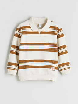 Polo Yaka Erkek ?ocuk Sweatshirt