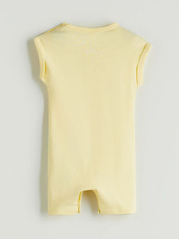 Bask?l? Erkek Bebek Tulumu