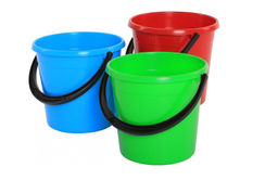 Ведро 10л с мерной шкалой цветное хозяйственное Ханпласт