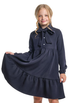 Платье для девочки в школу синее 	 UD 7832 синий - Mini maxi фото 9