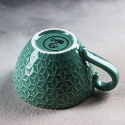 Кружка керамическая «Листья», 290 мл