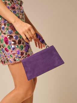 Сумка замшевая Deboro 30715 виноград